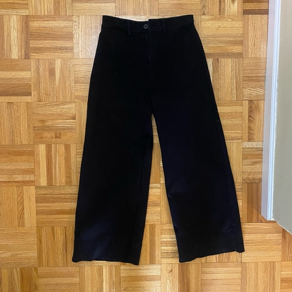 Frank & Oak-Nina Wide Leg Cropped Pant - Picture 1 of 5